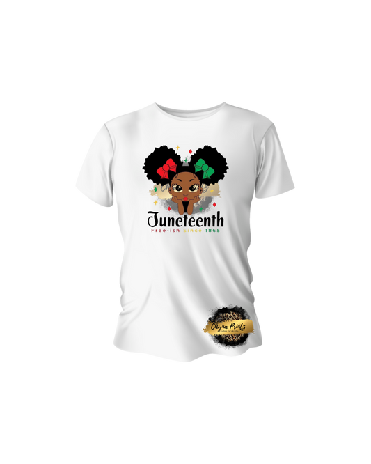 Little Girl Juneteenth Tee