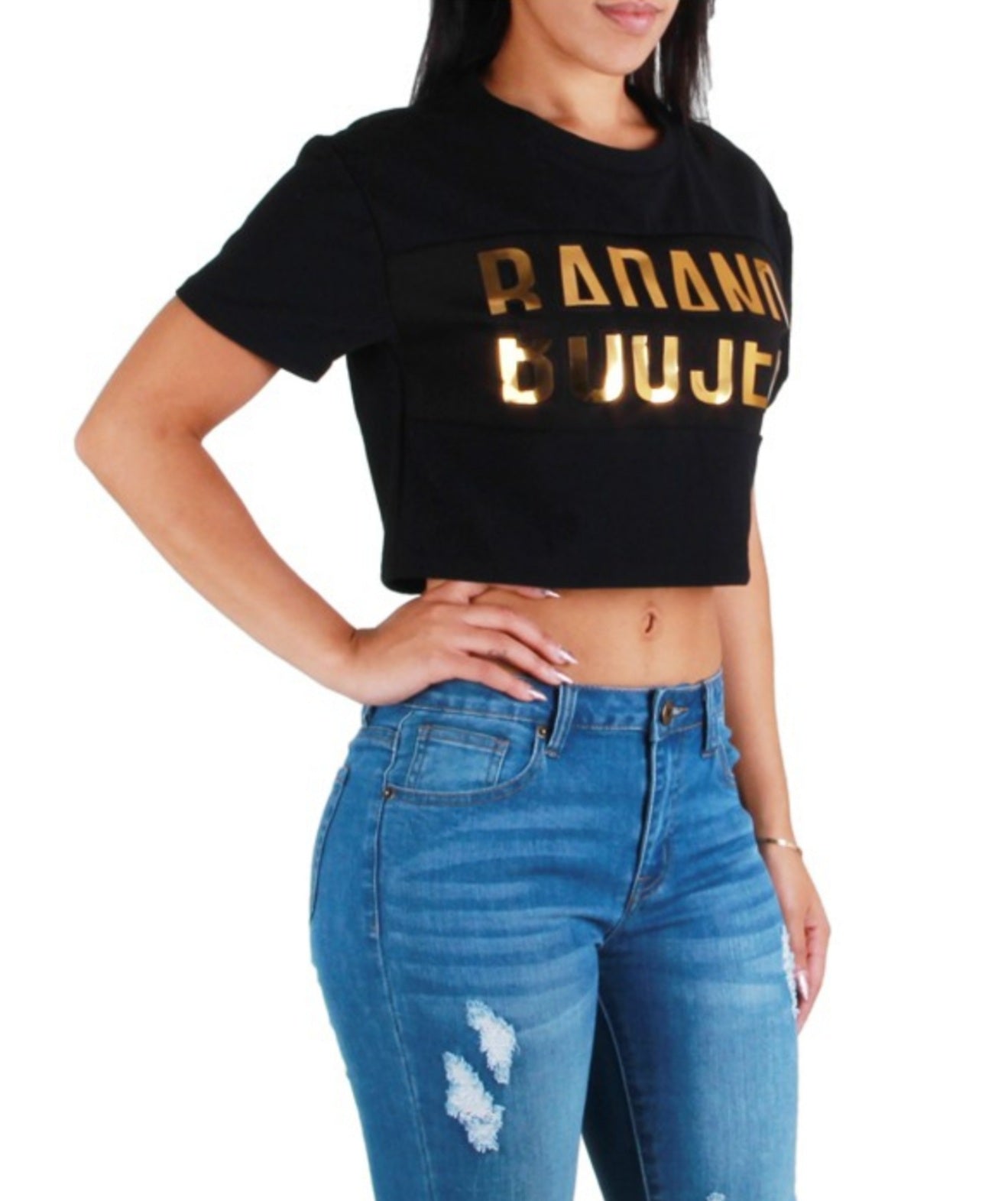Bad and Boujee Crop Tee
