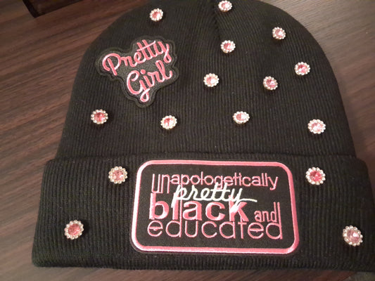 Custom Fashion Beanies Pink (Satin lined)