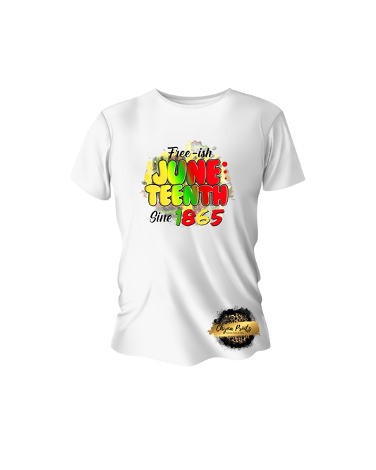 Kid Airbrush Juneteenth Tee