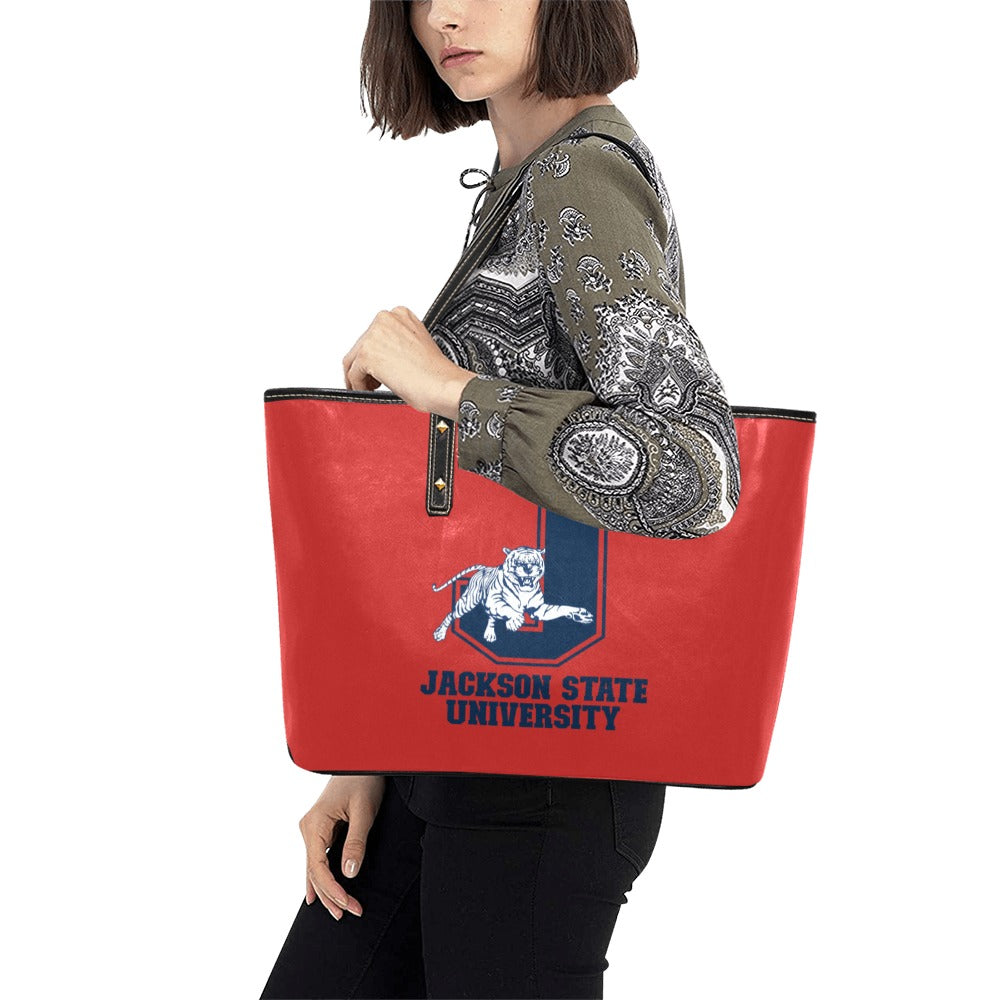 JacksonState-11 Chic Leather Tote Bag (Model 1709)